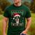 Boston Terrier Ugly Christmas Sweater Xmas For Adults Kids Men's Casual T-Shirt Forest