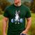 Boston Terrier Weightlifting Deadlift Men Fitness Gym Men's Casual T-Shirt Forest