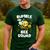 Bumble Bee Squad Honey Bumblebee Teacher Team Group Men's Casual T-Shirt Forest