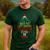All Is Calm Said No 1st Grade Teacher Ever Christmas Teacher Men's Casual T-Shirt Forest