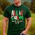 All Calm Said No Teacher Teacher Christmas Lights Men's Casual T-Shirt Forest