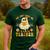 You Can't Scare Me I'm A Math Teacher Halloween Ghost Men's Casual T-Shirt Forest