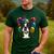 Celebration Event Birthday Party Boston Terrier Men's Casual T-Shirt Forest