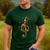 Christmas Musical Note Music Lover Teacher Sing Carols Jesus Men's Casual T-Shirt Forest Christmas Musical Note Music Lover Teacher Sing Carols Jesus Men's Casual T-Shirt Forest