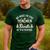 Christmas Be Nice To The Teacher Santa Is Watching Xmas Men's Casual T-Shirt Forest
