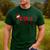 Christmas Science Teacher Santa Educator Chemical Elements Men's Casual T-Shirt Forest