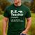 Cool PE Teacher Art For Men Women Physical Education Teacher Men's Casual T-Shirt Forest