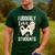 Cow Teacher Lover Men's Casual T-Shirt Forest
