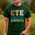 CTE Teacher Education Career Technical Men's Casual T-Shirt Forest CTE Teacher Education Career Technical Men's Casual T-Shirt Forest