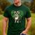 Cute Boston Terrier Shamrock St Patrick's Day Dog Lover Men Women Kids Men's Casual T-Shirt Forest