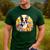 Cute Boston Terrier Spring Flower Garden Colorful Puppy Dog Men's Casual T-Shirt Forest