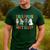 Cute Inclusion Isn't Scary Teacher Skeleton Ghost Halloween Men's Casual T-Shirt Forest