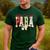 Cute Santas Favorite Para Christmas Paraprofessional Teacher Men's Casual T-Shirt Forest