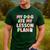 My Dog Ate My Lesson Plan Kindergarten Teacher Dog Lover For Men Women Men's Casual T-Shirt Forest