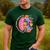 Dyslexia Different Perspective Reading Brain Floral Teacher Men's Casual T-Shirt Forest