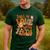 Fall In Love With Science Math Teacher Fall Thanksgiving Men's Casual T-Shirt Forest