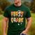 First Grade Dream Retro Team Fall Halloween Spooky Teachers Men's Casual T-Shirt Forest