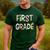 First Grade Dream Team 1st Grade Teacher First Day Of School Men's Casual T-Shirt Forest First Grade Dream Team 1st Grade Teacher First Day Of School Men's Casual T-Shirt Forest