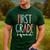 First Grade Squad 1st Grade Teacher Crew Back To School Team Men's Casual T-Shirt Forest