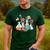 Floral Beakers Chemistry Lab Teacher Men's Casual T-Shirt Forest Floral Beakers Chemistry Lab Teacher Men's Casual T-Shirt Forest