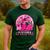 Ghost And Witch Boston Terrier Dog In October We Wear Pink Men's Casual T-Shirt Forest