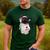 Girls I Heart Mom Love Mama Boston Terrier Dog Lover Men's Casual T-Shirt Forest
