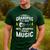 Some Grandpas Play Bingo Real Grandpas Teach Music Teacher Men's Casual T-Shirt Forest Some Grandpas Play Bingo Real Grandpas Teach Music Teacher Men's Casual T-Shirt Forest