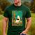 Groovy Ghost Reading Book Cat Halloween Ghost Teacher Men's Casual T-Shirt Forest