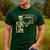 Halloween Skeleton 67 Meme Square Root 4489 Math Teacher Men's Casual T-Shirt Forest
