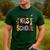 Happy First Day Of School PE Teacher Life Back To School Men's Casual T-Shirt Forest Happy First Day Of School PE Teacher Life Back To School Men's Casual T-Shirt Forest