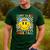 Happy To See Your Face Hippie Smile Back To School Teachers Men's Casual T-Shirt Forest
