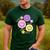Happy To See Your Face Teacher Flower Back To School Men's Casual T-Shirt Forest Happy To See Your Face Teacher Flower Back To School Men's Casual T-Shirt Forest