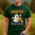 Haunted By Fractions Math Halloween Teacher Men's Casual T-Shirt Forest