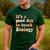 It's A Good Day To Teach Biology Biology Teacher Men's Casual T-Shirt Forest It's A Good Day To Teach Biology Biology Teacher Men's Casual T-Shirt Forest