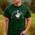 Just A Silly Goose Teaching Math Teacher Back To School Men's Casual T-Shirt Forest