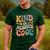 Kind Is Always Cool Teacher Graphic Tees Choose Kindness Men's Casual T-Shirt Forest