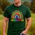 Kindergarten Rainbow Girls Boys Teacher First Day Of School Men's Casual T-Shirt Forest