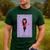 La Maestra Mexican Bingo Card Teacher Lottery Card Men's Casual T-Shirt Forest