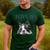 Love Is Boston Terrier Bostie Men's Casual T-Shirt Forest