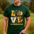 LOVE Kindergarten Pumpkin Teacher Student Halloween Costume Men's Casual T-Shirt Forest