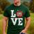LOVE Kindergarten Teacher Student School Apple Men's Casual T-Shirt Forest
