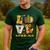 LOVE Pre-K Pumpkin Teacher Student Halloween Costume Men's Casual T-Shirt Forest
