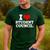I Love Student Council Student Teacher Men's Casual T-Shirt Forest