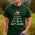 Math Equation Merry X-Mas Math Teacher Christmas Humor Men Women Kids Men's Casual T-Shirt Forest