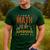 Math Is My Superpower Funny Teacher Men's Casual T-Shirt Forest