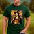 Mona Lisa Pumpkin Halloween Art Teacher Witchy Women Kids Men's Casual T-Shirt Forest