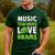 Music Teachers Love Brains Cute Teaching Halloween Men's Casual T-Shirt Forest