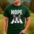 Nope Boston Terrier Puppy Dog Bostie Lover Men Women Girls Kids Men's Casual T-Shirt Forest
