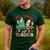 One Merry Teacher Groovy Christmas Tree Pjs Xmas Teacher Men's Casual T-Shirt Forest One Merry Teacher Groovy Christmas Tree Pjs Xmas Teacher Men's Casual T-Shirt Forest