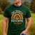 One Thankful Preschool Teacher Thanksgiving Rainbow Men's Casual T-Shirt Forest One Thankful Preschool Teacher Thanksgiving Rainbow Men's Casual T-Shirt Forest